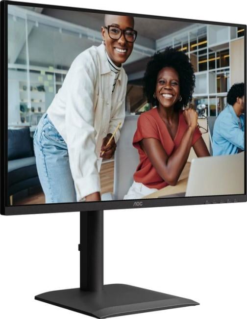 24"    ЖК монитор AOC X24E4U/01 с поворотом экрана (LCD, 1920x1200, D-Sub, HDMI, DP,  USB3.1  Hub)