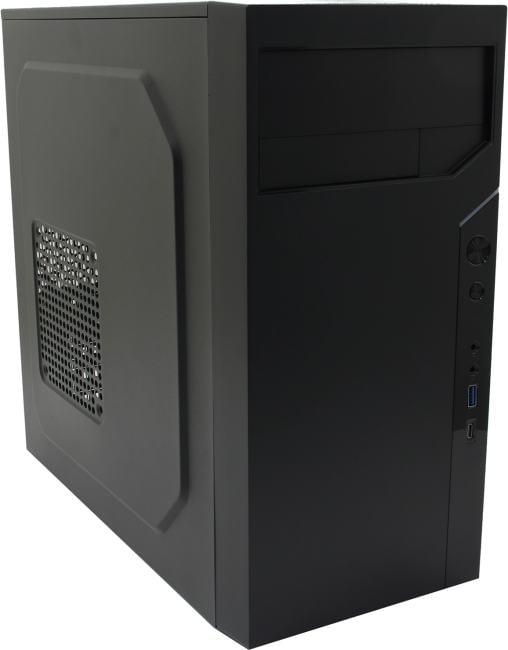 ZIRCON, IVA BK (Midi Tower, Черный, БП 450Вт., 1*USB3.0, 1*USB Type-C, HD Audio)