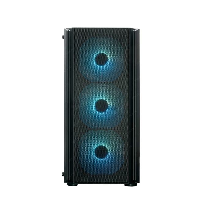 Miditower XASTRA A402M 4ARGB-C6 <A402M-4FC12A-BK-C6>  MicroATX без БП