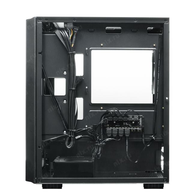 Miditower XASTRA A402M 4ARGB-C6 <A402M-4FC12A-BK-C6>  MicroATX без БП
