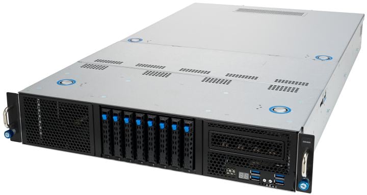 ASUS 2U ESC4000-E10S <90SF01B3-M004P0> (LGA4189, C621A,  6xPCI-E,  SVGA,8xHS  SAS/SATA,2xGbLAN,16DDR4,1600W HS)