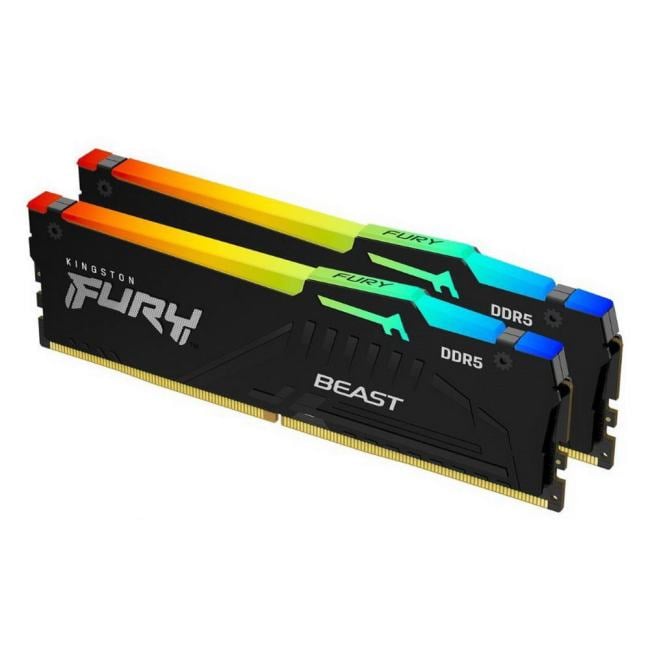 Kingston FURY Beast RGB EXPO <KF560C36BBEAK2-16> DDR5 DIMM 16Gb KIT 2*8Gb  <PC5-48000>  CL36