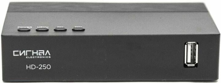 17250 Ресивер DVB-T2 Сигнал Эфир  HD-250  черный