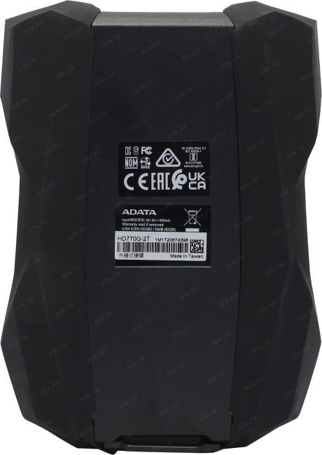ADATA <AHD770G-2TU32G1-CRD> HD770G RGB USB3.2 Portable 2.5"HDD  2Tb EXT (RTL)