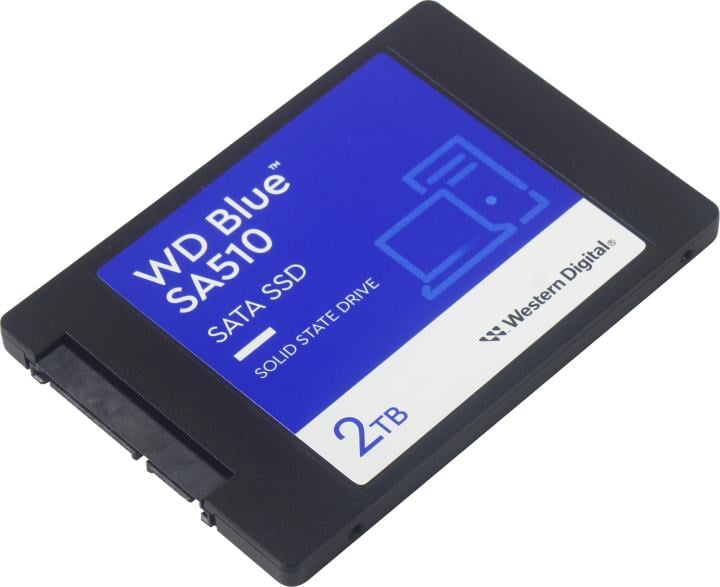 SSD 2 Tb SATA 6Gb/s WD Blue SA510  <WDS200T3B0A> 2.5" TLC