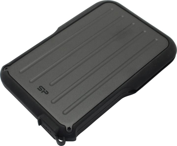 Внешний HDD 1.0Tb Silicon Power Armor A66 SP010TBPHD66SS3K черный USB3.2, прорезиненный, противоударный MIL-STD-810G, пыле-влагозащищенный IPX4, 2.5"