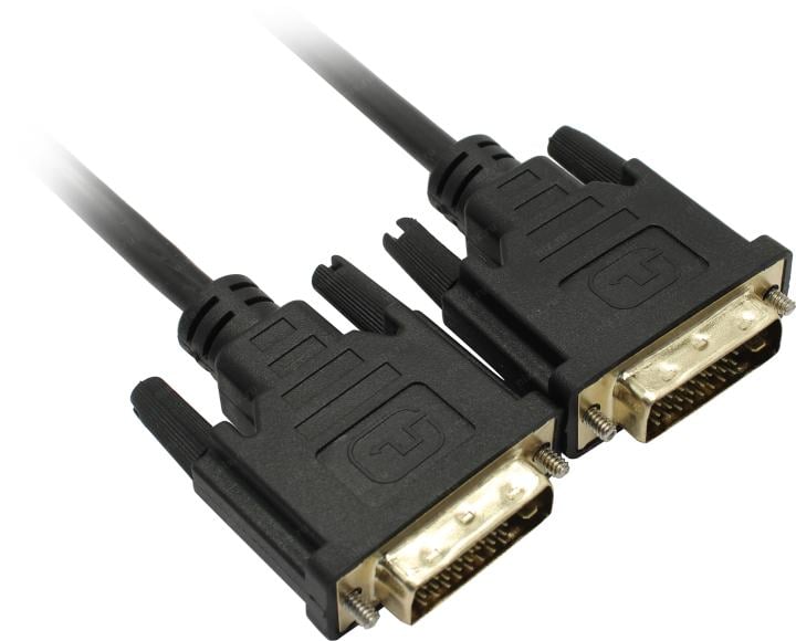 Exegate EX191095RUS Кабель DVI dual link (25M-25M) 3м Exegate, 2 фильтра, позолоченные контакты