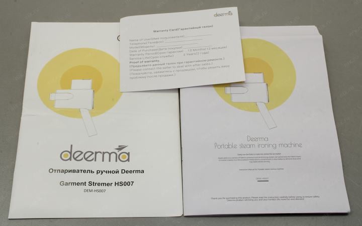 Deerma <DEM-HS007> Отпариватель ручной  (870Вт,  0.1л)
