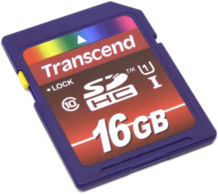 SecureDigital 16Gb Transcend TS16GSDHC10U1 {SDHC Class 10, UHS-I}