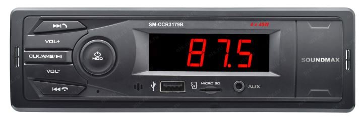 SOUNDMAX  SM-CCR3179B(черный)