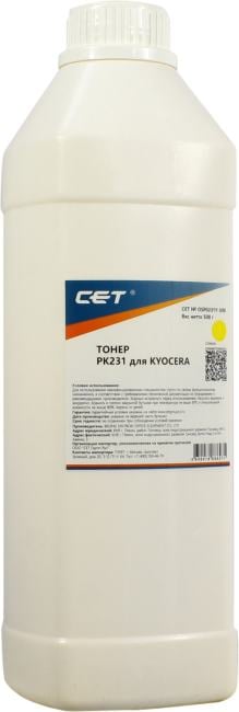 Тонер CET <OSP0231Y-500> PK231 Yellow  для Kyocera 500г