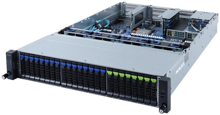 (Z0817221) gS9600/pro2U: 2 x Xeon Gold 6326/ 8 x 64 Гб/ RAID/  2 x SFP+