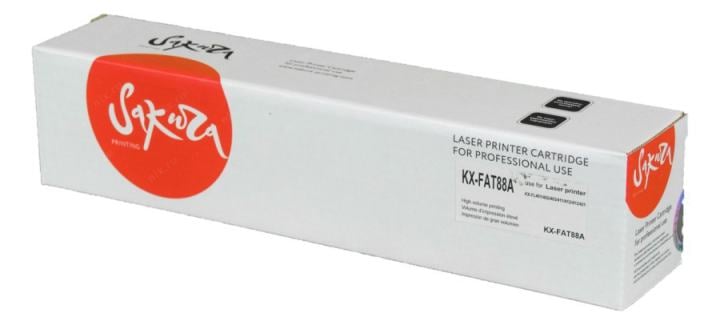 SAKXFAT88A Картридж SAKURA KXFAT88A  для Panasonic KX-FL403/ FL423/ FLC413/ FLC418,  черный, 2000 к.