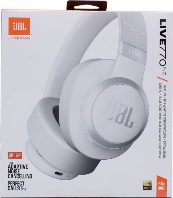 Наушники с микрофоном JBL LIVE  770NC  <White>  (Bluetooth) <JBLLIVE770NCWHT>