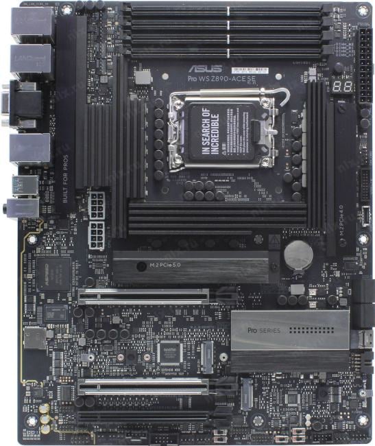 ASUS PRO WS Z890-ACE SE (RTL) LGA1851 <Z890> 3xPCI-E Dsub HDMI  10GbLAN+2.5GbLAN+GbLAN  SATA  ATX 4DDR5