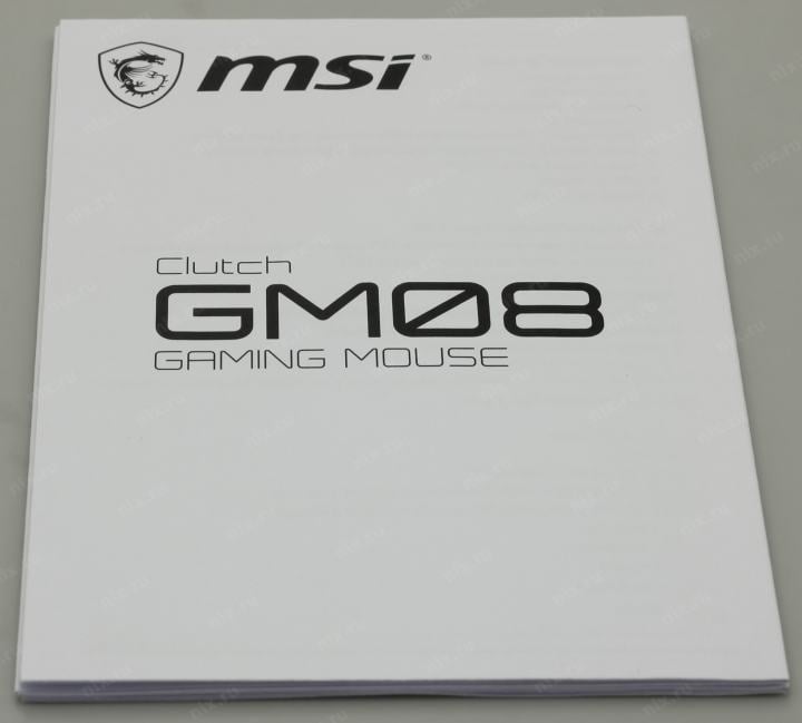 MSI Clutch Optical Mouse <GM08>  USB (RTL) 6btn+Roll