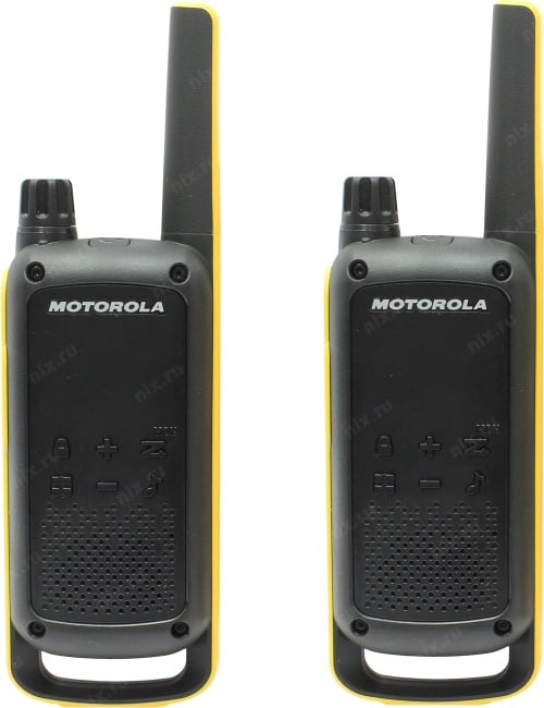 Motorola <TALKABOUT T82 EXTREME> 2 порт. радиостанции (PMR446, 10 км, 8 каналов, LCD,  з/у,  NiMH)