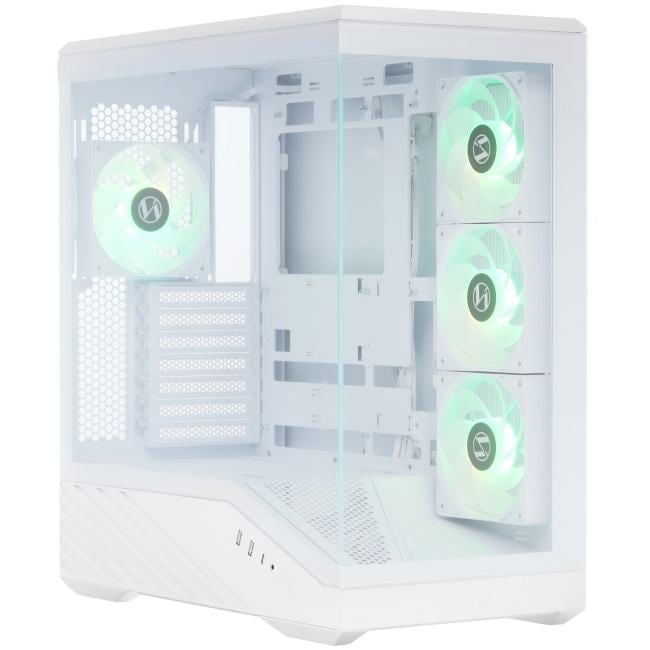 Корпус Lian Li V100 / White / Mid-Tower, TG / 4x 120mm ARGB fan / G99.V100RW.R1
