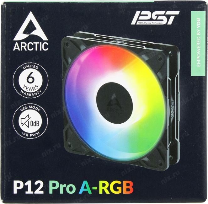 Arctic <ACFAN00309A> P12 Pro  A-RGB  (4пин,  120x120x25мм, 600-3000об/мин)
