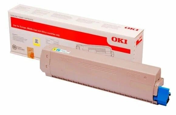 Желтый тонер-картридж повышенной емкости для C834, C844, ресурс 10,000 (Original)