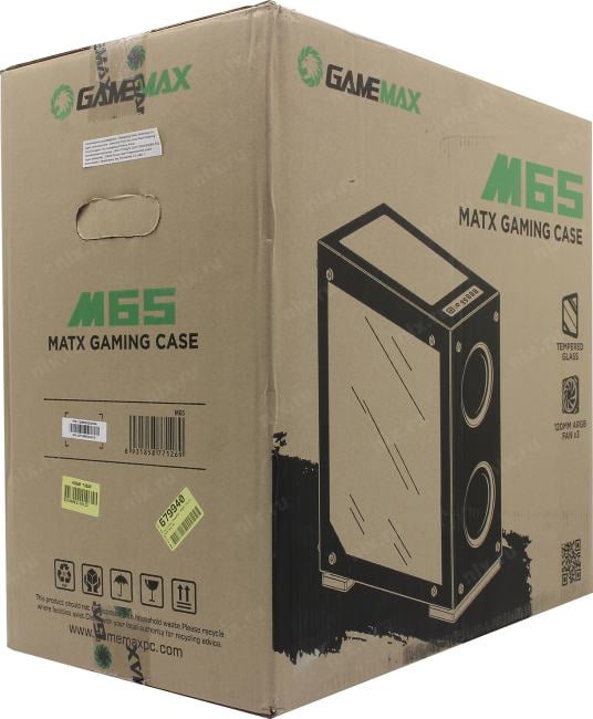 Minitower GameMax <M65> MicroATX  без  БП