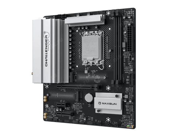 MAXSUN MS-Challenger Z890M WIFI (RTL) LGA1851 <Z890> PCI-E HDMI+DP 2.5GbLAN+WiFi SATA  MicroATX  2DDR5