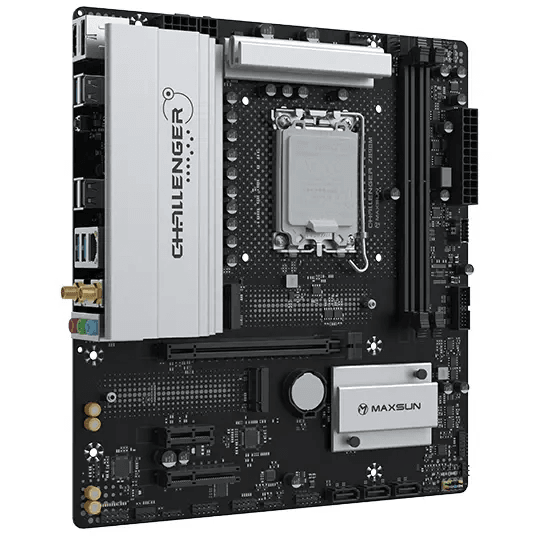 MAXSUN MS-Challenger Z890M WIFI (RTL) LGA1851 <Z890> PCI-E HDMI+DP 2.5GbLAN+WiFi SATA  MicroATX  2DDR5