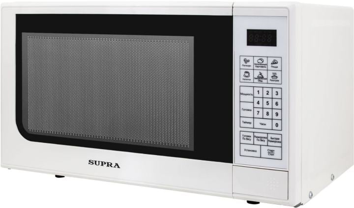Микроволновая печь SUPRA 20SW25 белый, 20 л, 700 Вт, переключатели - сенсор