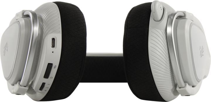 Наушники с микрофоном Bloody MR710 <Grey> (FM, Bluetooth5.0, шнур 1.5м,  с регулятором громкости)