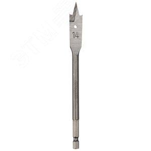 KR-91-0664 Сверло перовое по дереву 14х152 мм  (шестигранный хвостовик) Kranz