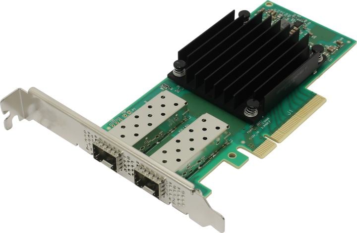 Сетевой адаптер Mellanox MCX512A-ACAT ConnectX-5 EN adapter card, 25GbE, Dual-port SFP28 PCIe3.0 x8 Tall Bracket ROHS R6 (480542) {20}