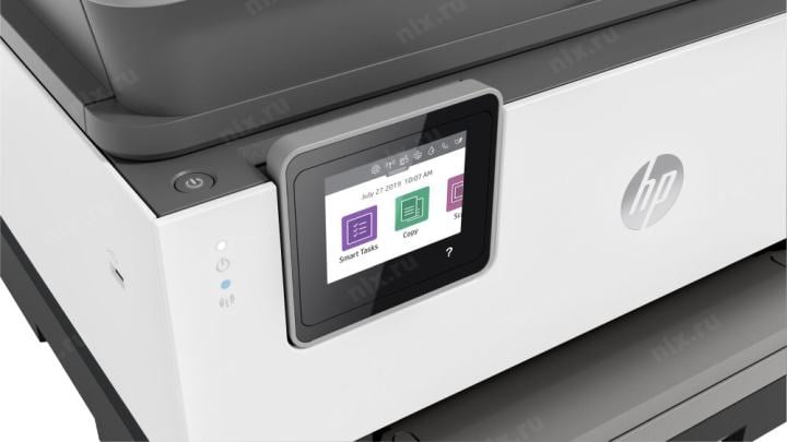 1KR49B МФУ струйный HP Officejet Pro 9013 AiO, A4, цветной,  струйный, белый [1kr49b]