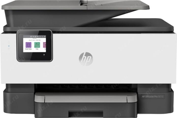 1KR49B МФУ струйный HP Officejet Pro 9013 AiO, A4, цветной,  струйный, белый [1kr49b]
