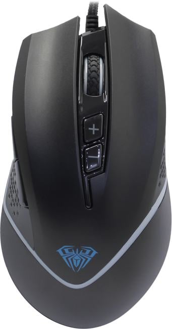 AULA Wind Gaming Mouse <F805 Black+Rainbow backlight> (RTL)  USB  7btn+Roll