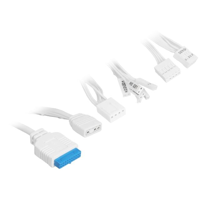 Minitower 1STPLAYER Go2 <Go2-WH-4F7-W> White MicroATX  без  БП