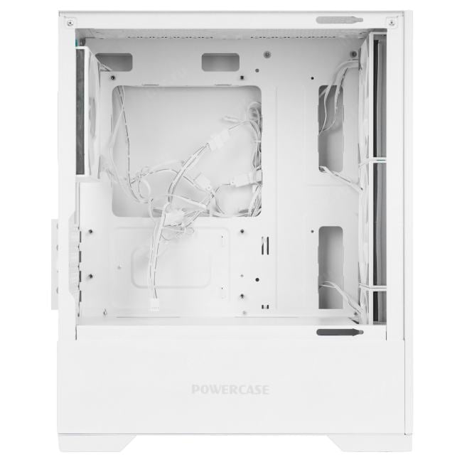 CMMB315W-A4 Powercase Mistral Micro B315W, Tempered Glass, 4x 120mm ARGB PWM Fan, белый,  mATX  ()