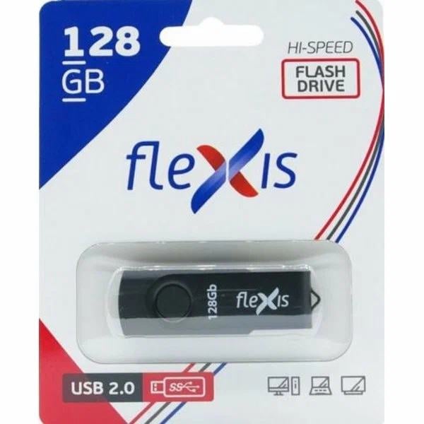 Флеш-накопитель Flexis FUB20128RB-103, 128 ГБ, USB 2.0
