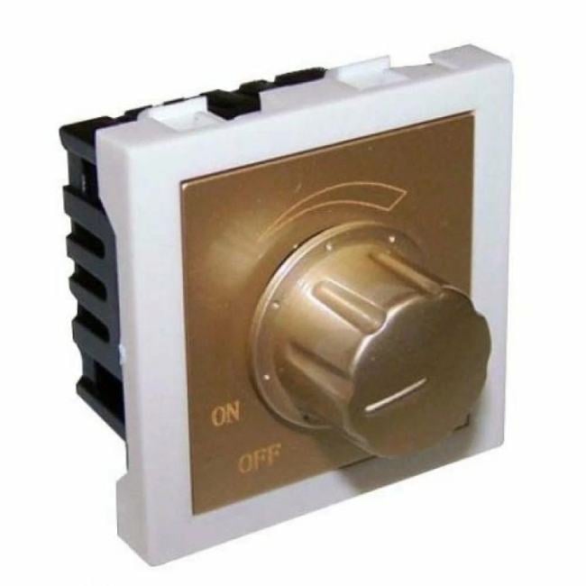 Диммер Lanmaster LAN-EC45x45-DIM-BRZ поворотный,  45х45,  бронза