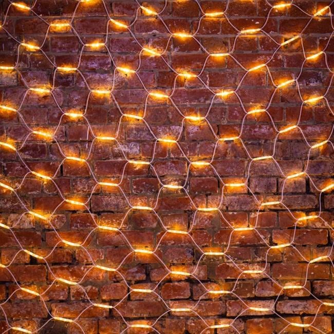 Гирлянда Neon-night "Сеть" 2x3м, белый КАУЧУК, 432 LED теплый белый