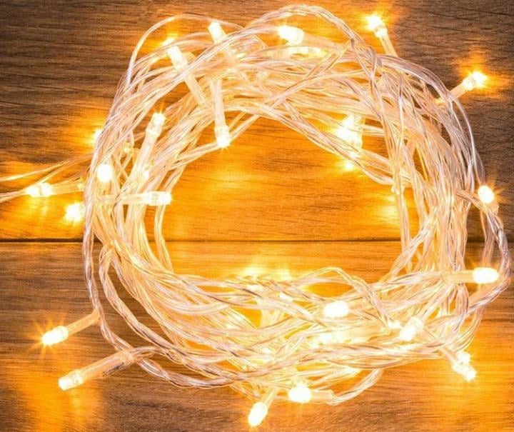 Гирлянда светодиодная "Твинкл Лайт" 4м 25LED тепл. бел. 7.4Вт IP20 провод ПВХ прозр. Neon-Night 303-166