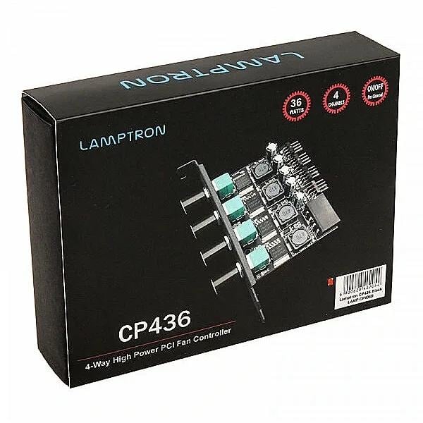 LAMP-CP436DB Панель управления вентиляторами и подсветкой Lamptron Fan Controller CP436  RGB  SYNC