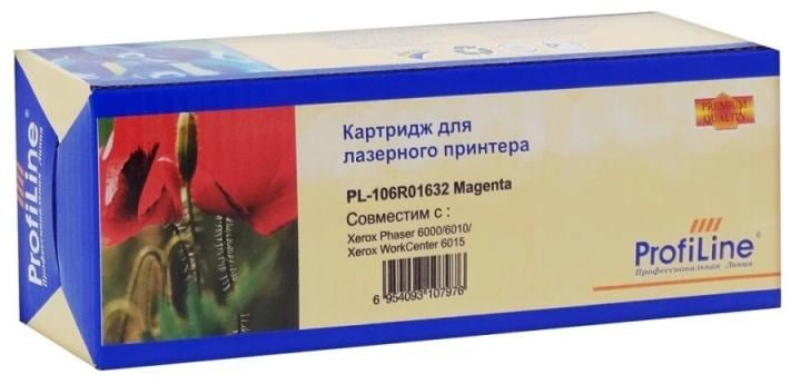 Картридж ProfiLine PL-106R01632_M для Xerox Phaser 6000/6010/WC  6015/6000B/6010N/6015B/6015N/6015NI Magenta 1000к