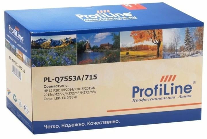 Картридж ProfiLine PL-Q7553A/715 для HP LJ P2014/P2015/P2015dn/P2015x/P2727 Canon  i-SENSYS LBP-3310/LBP-3370 3000к