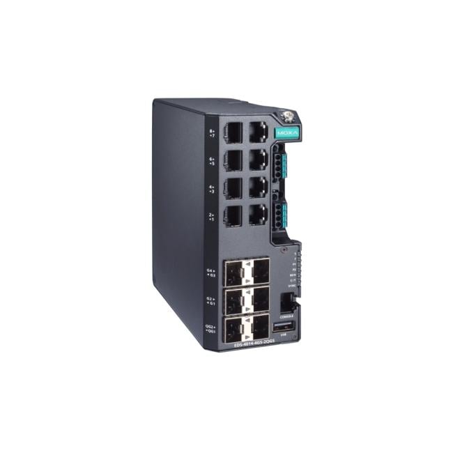 MOXA  Коммутатор  EDS-4014-4GS-2QGS-HV