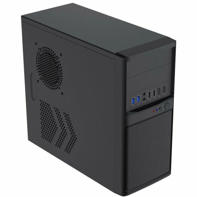 Корпус ZIRCON, S6012-500W-2U3C (Midi Tower, Черн., БП500Вт., 2*USB3.0, 2*USB  TypeC, 2*USB 2.0)