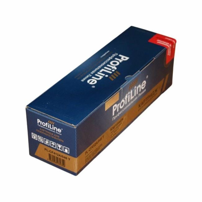 Картридж ProfiLine PL-CF412A/046_Y для HP Color LJ Pro CM377/CM452nw Canon  LBP654Cx/LBP653Cdw/MF735Cx yellow 2300к