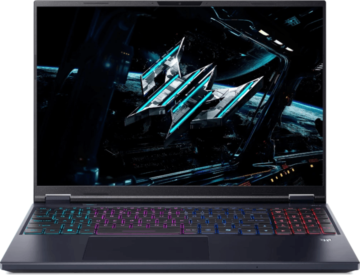 Ноутбук Acer Predator Helios Neo 16 PHN16-73-96LE, 16" (2560x1600) IPS 240 Гц/Intel Core Ultra 9 275HX/32 ГБ DDR5/1024 ГБ SSD/NVIDIA GeForce RTX 5070 Ti для ноутбуков (12 Гб)/Без системы, Черный (NH.QX4EM.002)