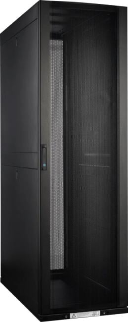Шкаф коммутационный Lanmaster (LAN-DC-CBP4-42UX6X10) напольный 42U 600x1070мм пер.дв.перфор. задн.дв.перфор. 4 бок.пан. 1500кг черный