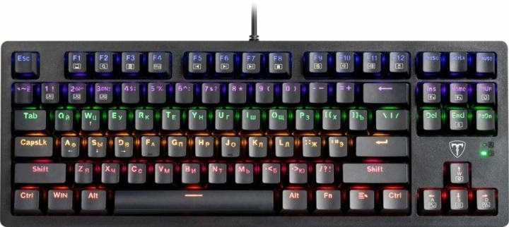 T 72373  Проводная  игровая  клавиатура  Volt RU,радужн,черный,87кн