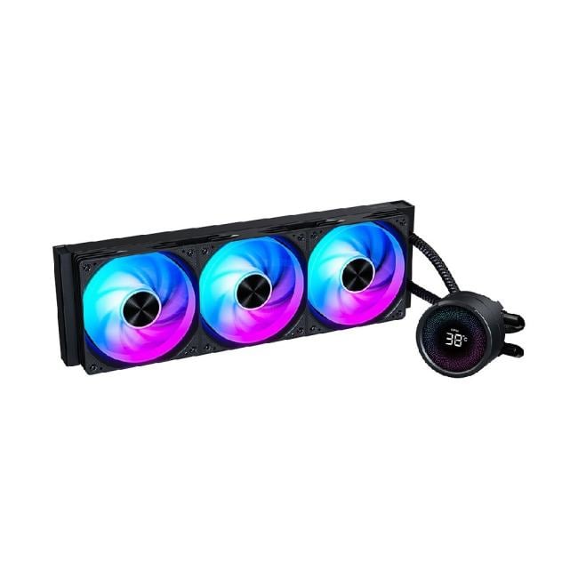 LQ360-BK3NAFSN00X-GL СВО XASTRA Equ  LQ360 ARGB BK Intel LGA   ( 3x120 ARGB fan,Matrix Screen 2.6  ", black) RET